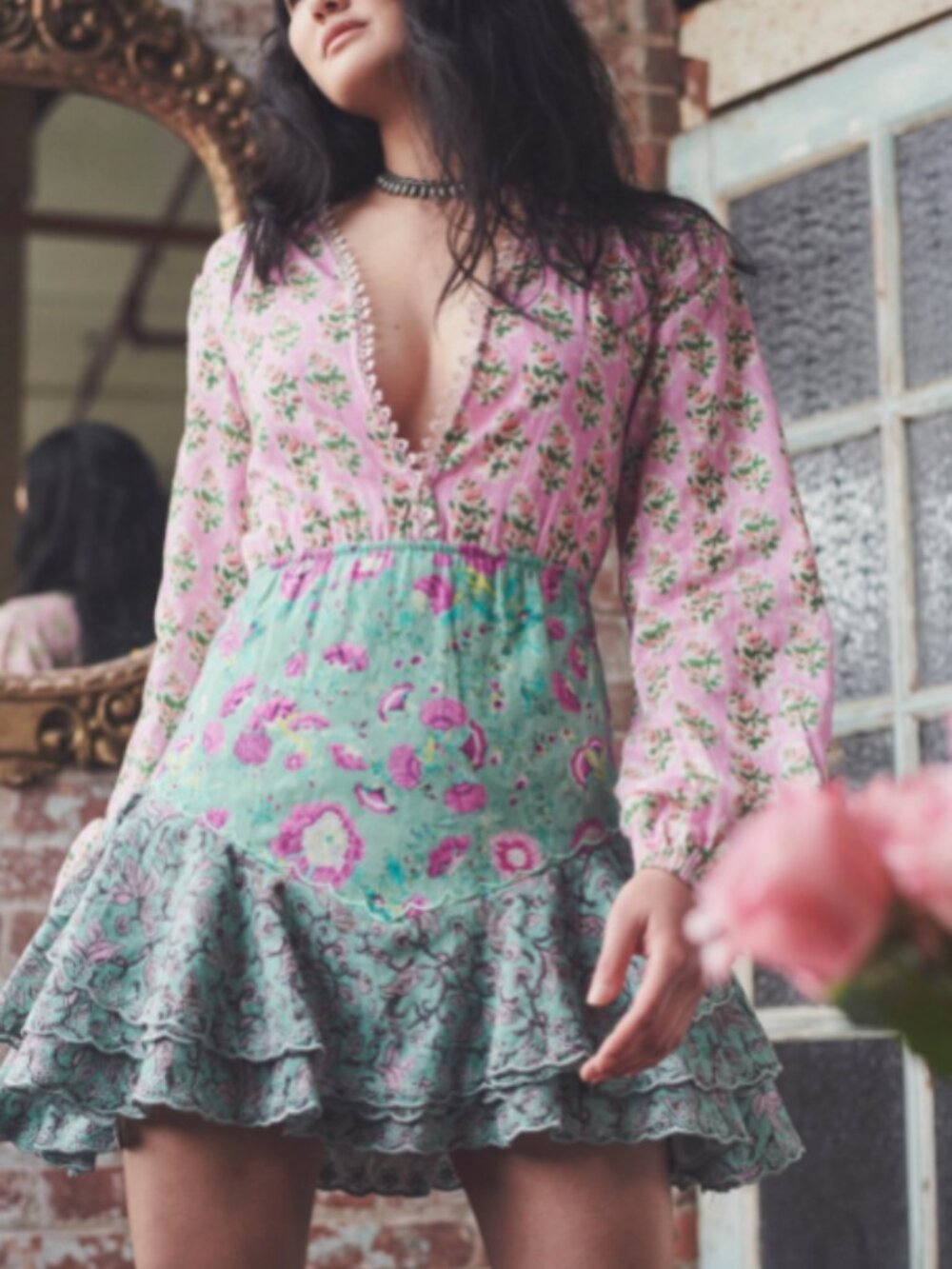 Orchid Pink Mint Hera dress - Picture 2 of 3